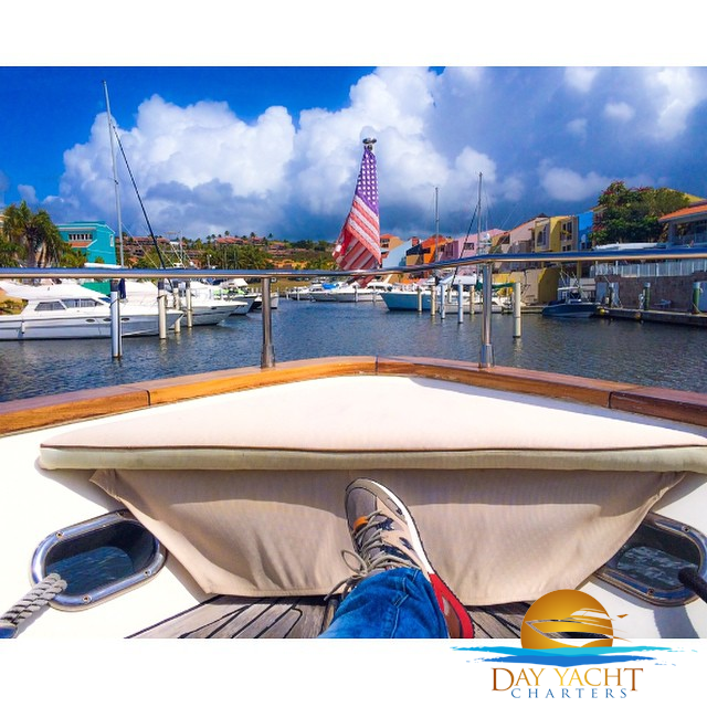 Crystal clear Caribbean water at Palomino Island, Puerto Rico boat rental